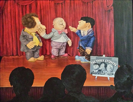 Three Stooges Paintings